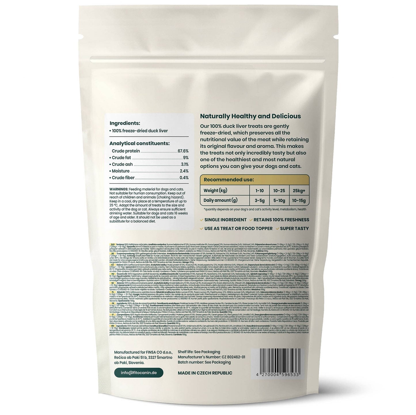 100% Kacsás Jutalomfalat